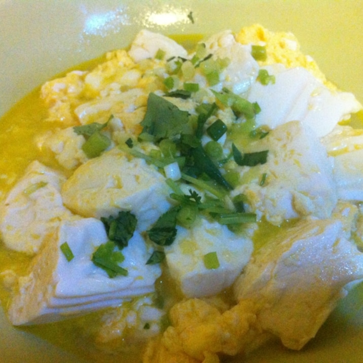 卵と豆腐のあっさり煮